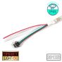 5M/720 LED WS2812B/5050 RGB Addressable LED Strip 5V/IP65/White PCB (Strip Only)