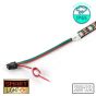 144 LED/M WS2812B RGB Addressable LED Strip IP65 (Black PCB)